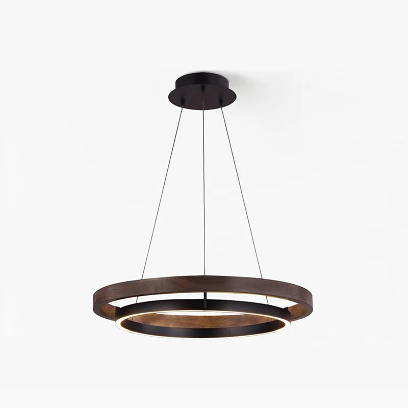 Afralia™ Wood Grain Nordic Antique Chandelier for Living and Dining Room