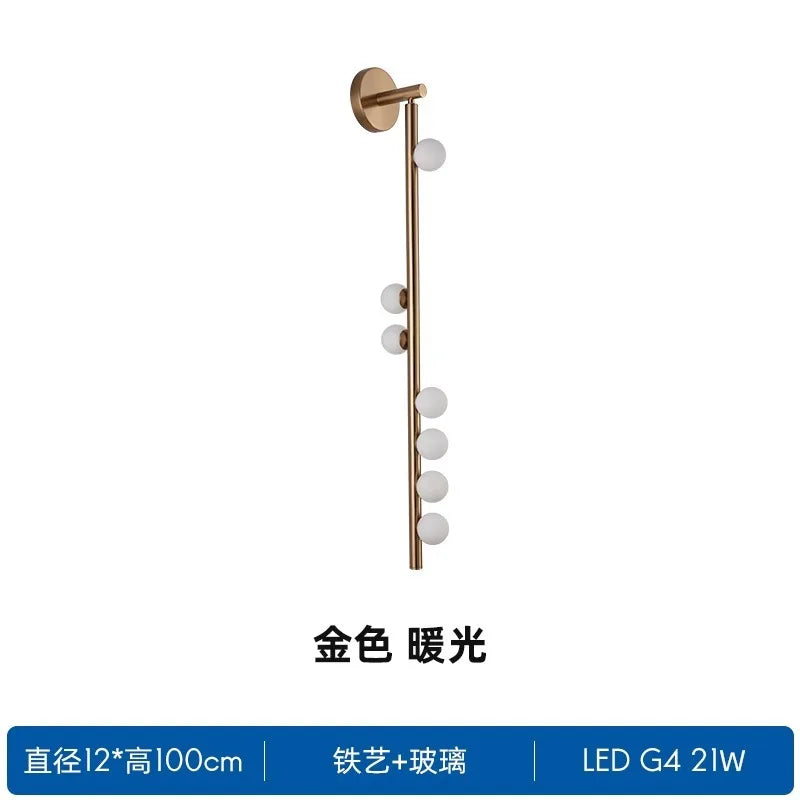 Afralia™ White Glass Ball Wall Sconce Lamp for Parlor, Bedroom, Dining Room