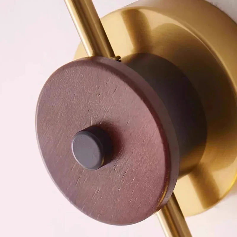 Afralia™ Solid Wood Wall Lamp Sconces for Bedroom Living Room Kitchen Decor