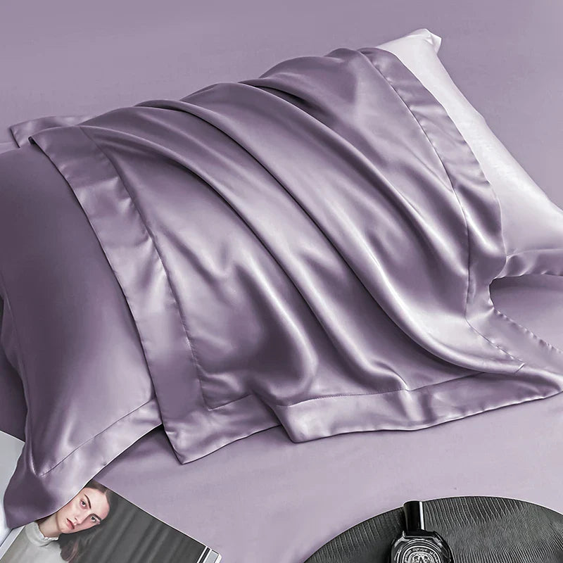 Afralia™ Egyptian Cotton Pillowcase Set - Solid Color Pillow Shams Covers