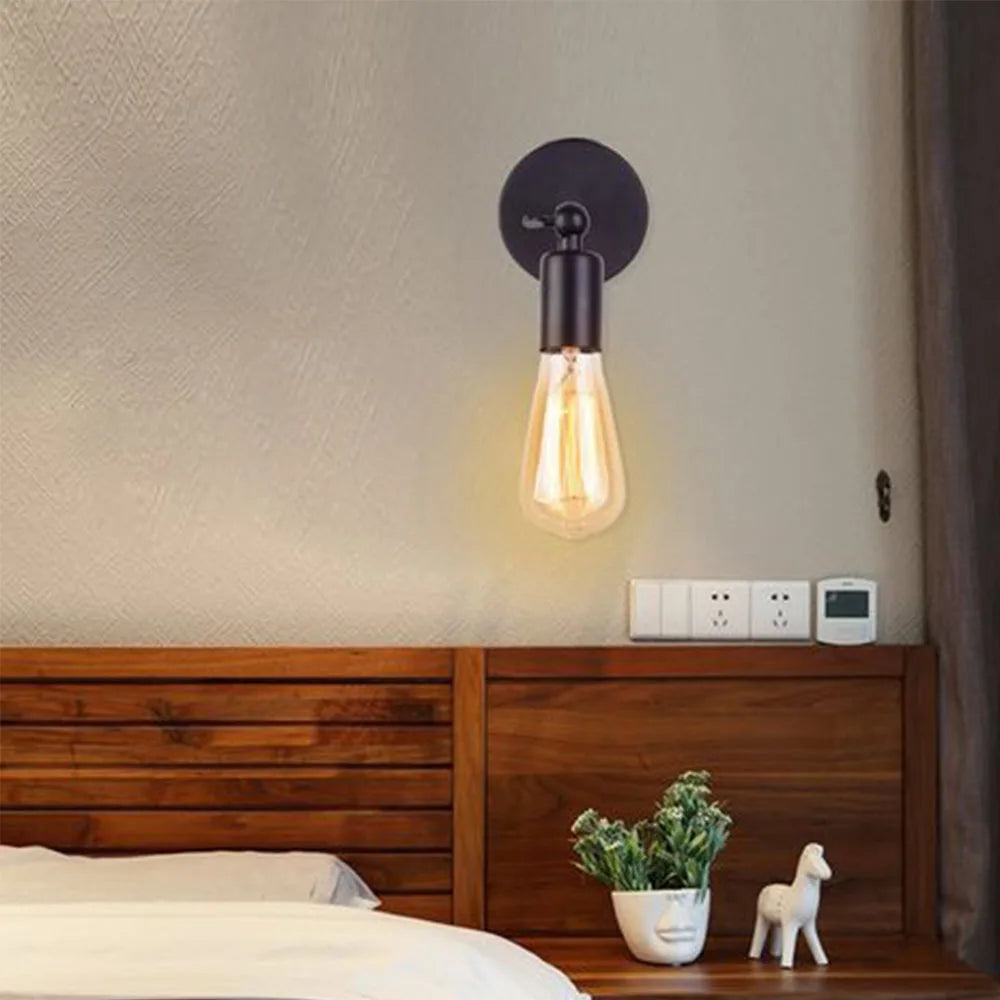 Afralia™ Nordic Sconce Wall Lamp: Adjustable E27 Home Light Fixture
