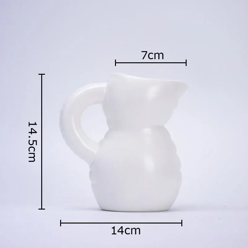 Afralia™ Multicolour Ceramic Vase for Modern Room Decor