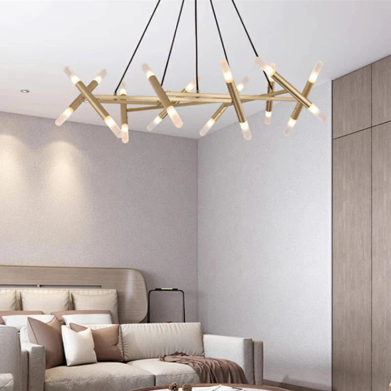 Afralia™ Modern LED Pendant Chandeliers for Living and Dining Room Lighting