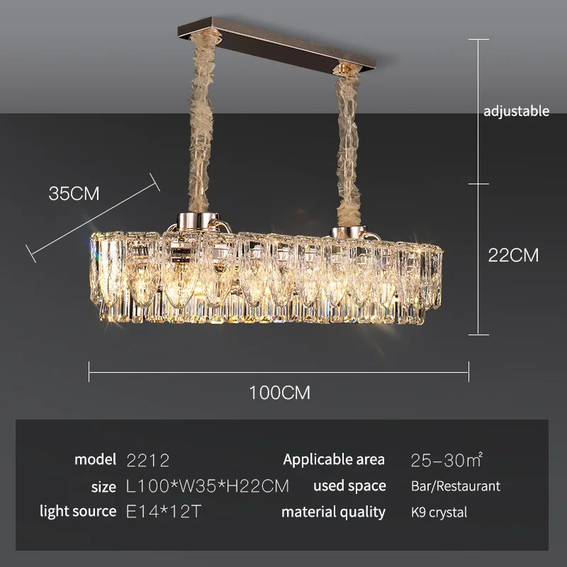 Afralia™ Crystal Ring Chandelier: 2024 Luxury Bedroom Dining Room Lighting
