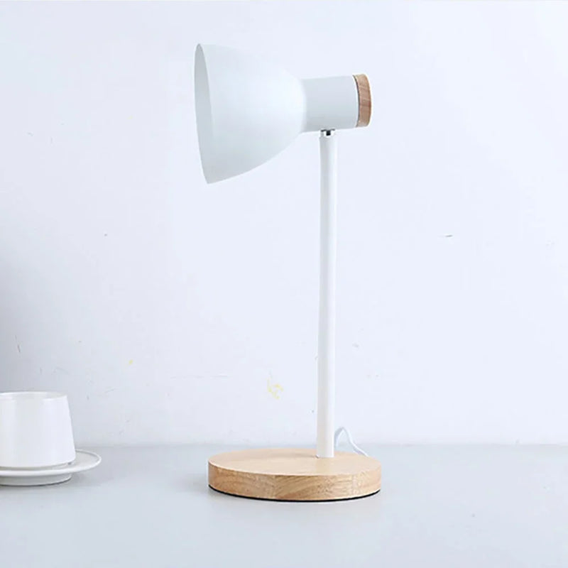 Afralia™ Nordic Desk Lamp - Creative Wood Table Lamp for Bedroom and Study