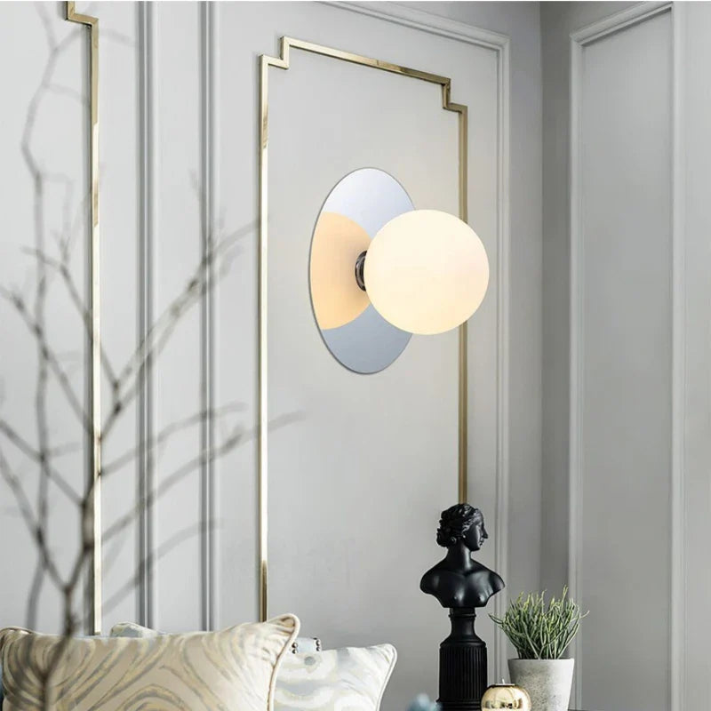 Afralia™ Nordic Modern Wall Lamp for Living Room Bedroom Staircase Sconce