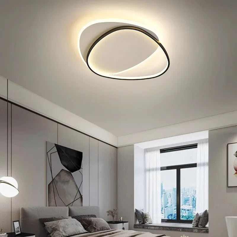 Afralia™ LED Ceiling Lights: Modern Round Lamps for Bedroom, Living Room, Study - Indoor Lighting Fixtures