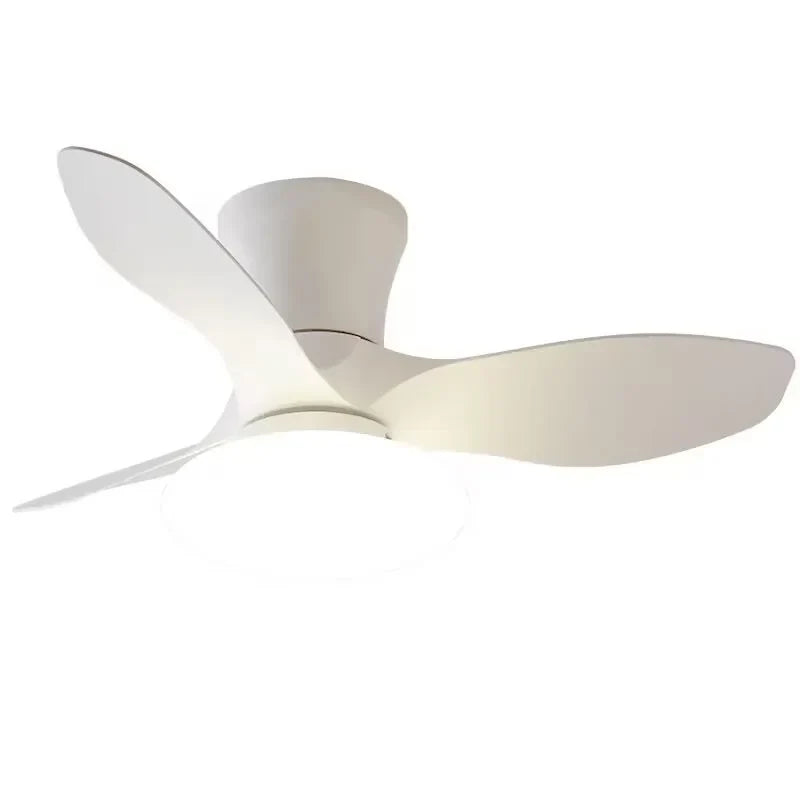 Afralia™ Ceiling Fan Lamp with Remote Control and Reversible LED Lights