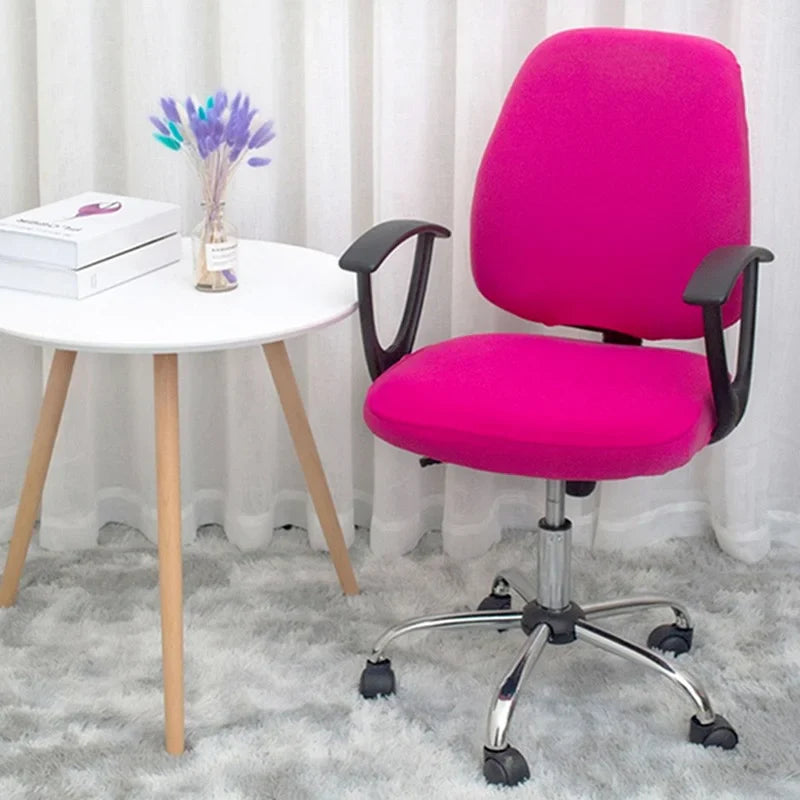 Afralia™ Printed Spandex Chair Cover: Universal Office Chair Protector for Comfort and Style