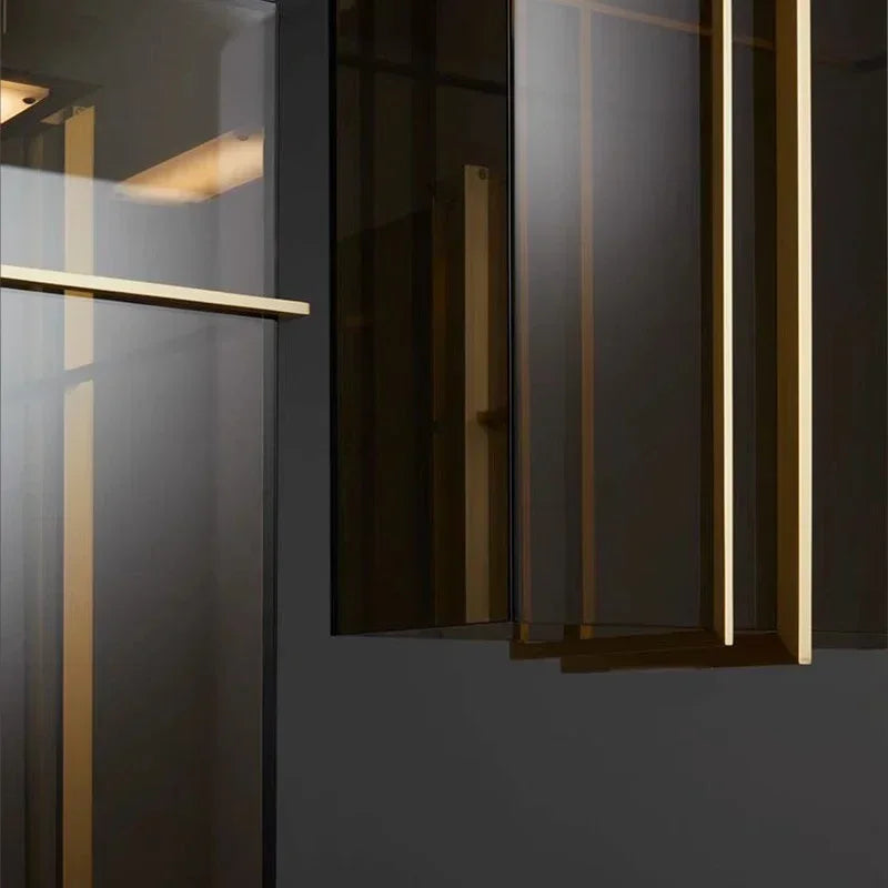 Afralia™ Glass Pendant Light: Modern Italian Design, Creative LED, Small SizeListBox, Ceiling Kitchen Island Bedside Décor.