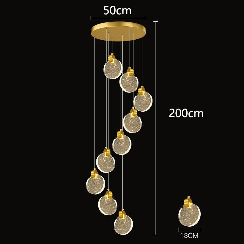 Afralia™ LED Pendant Chandeliers for Modern Home Decor and Indoor Lighting