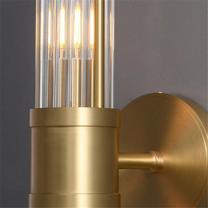 Afralia™ Crystal LED Wall Lights for Luxury Art Living Room Bedroom: Elegant Indoor Lighting Solution