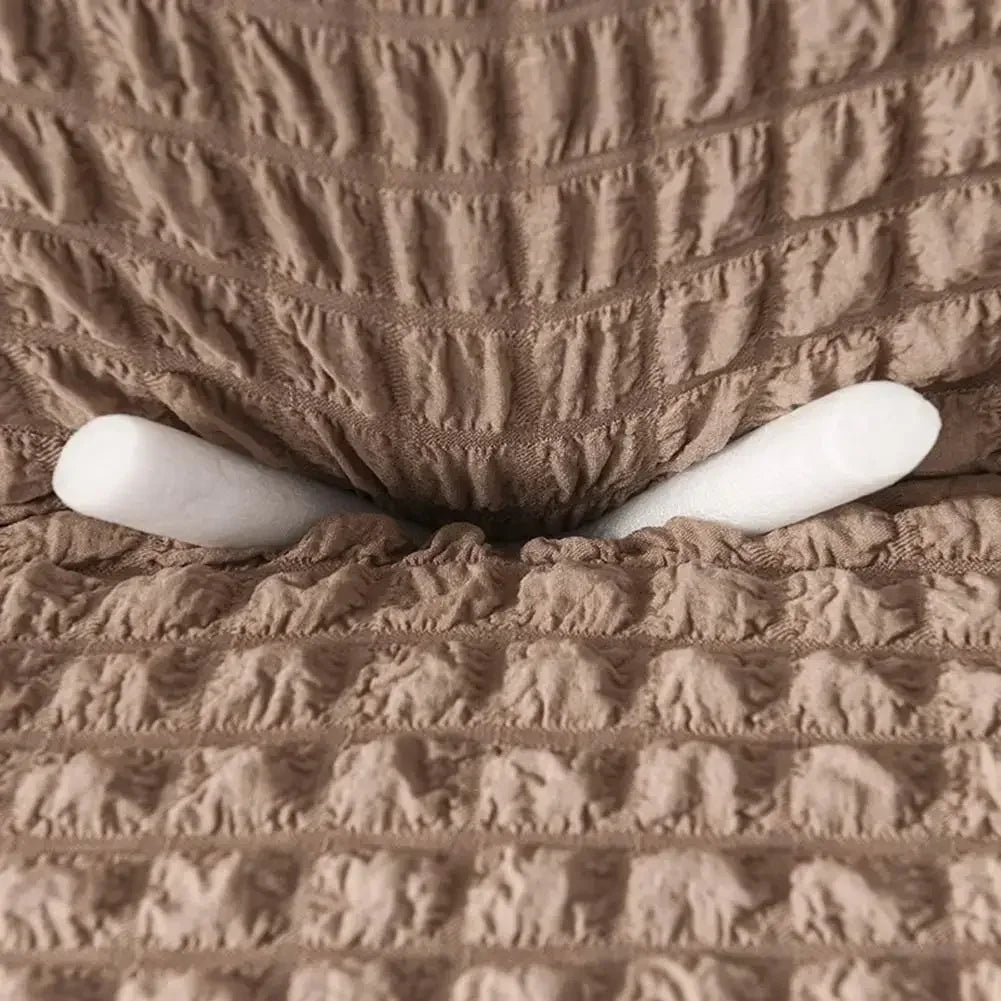 Afralia™ 3D Thick Cozy Sofa Cover | Stretch Slipcovers for Couch | Soft & Solid Color