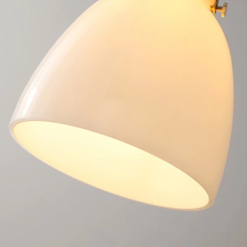 Afralia™ Glass LED Pendant Light Fixture Nordic Modern Hanging Lamp