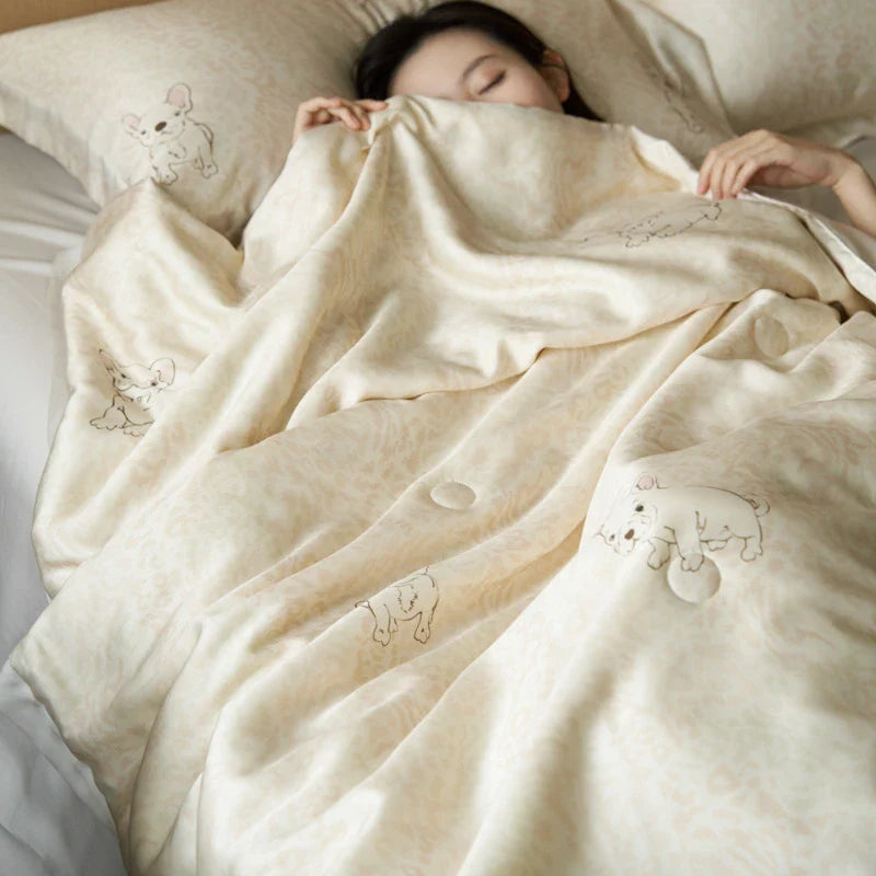 Afralia™ Floral Comforter: Ultra Soft & Breathable Summer Quilt - Top Quality & Stylish