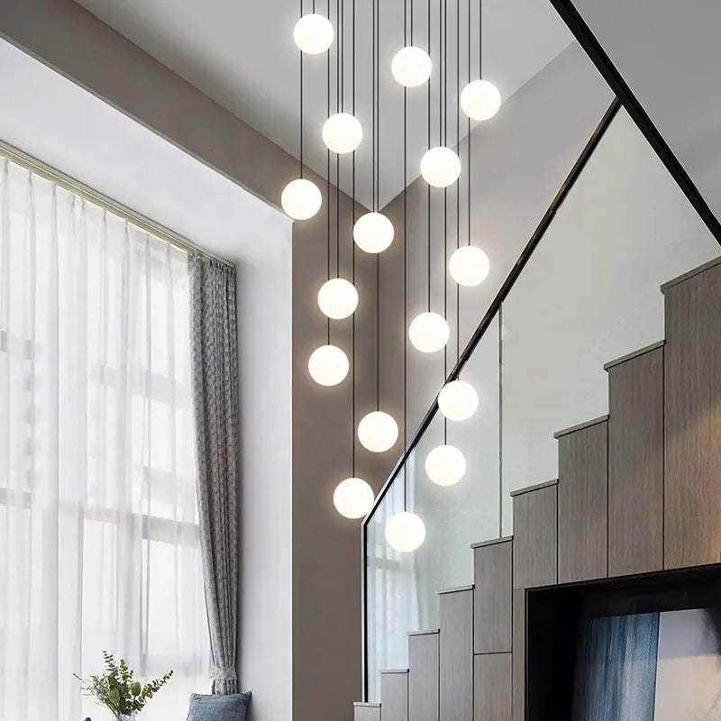 Afralia™ LED Ceiling Lamp Chandelier: Modern Decorative Lighting for Bedroom and Dining Room