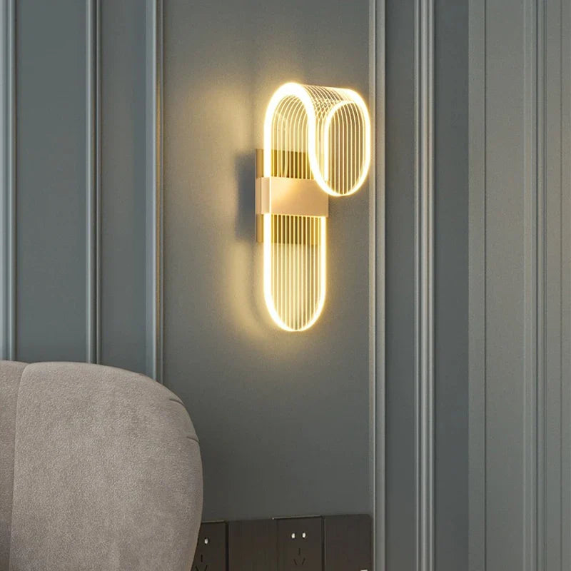 Afralia™ Luxury Acrylic Chandelier for Living Room, Bedroom, Kitchen - LED 220V Luster