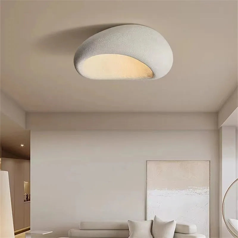 Afralia™ Khmara E27 Ceiling Light: Nordic Wabi Sabi Art for Home Living Room Décor