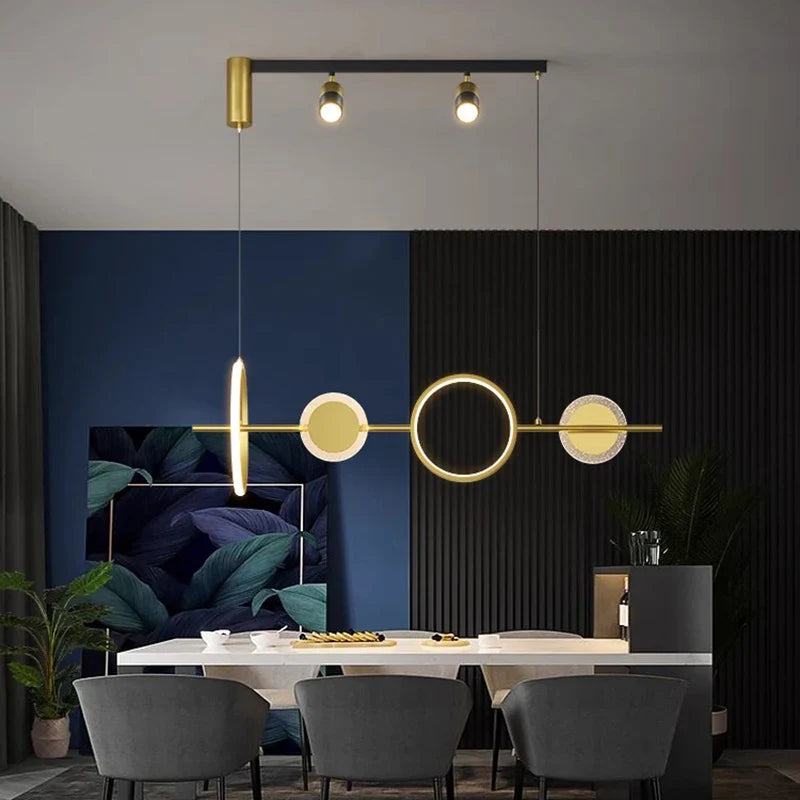 Afralia™ Modern LED Pendant Chandeliers for Living and Dining Room Lighting