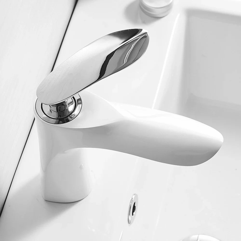 Afralia™ Gold Waterfall Bathroom Faucet - Single Handle Basin Mixer Tap, Elegant Design