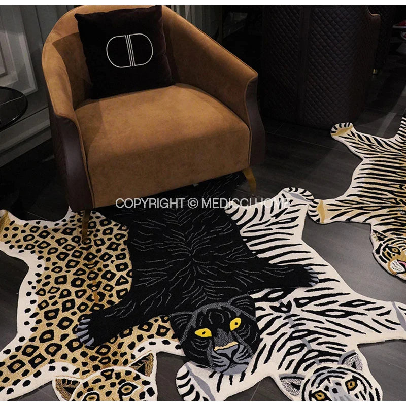 Afralia™ Moroccan Animal Kingdom Hand Tufted Area Rug Collection