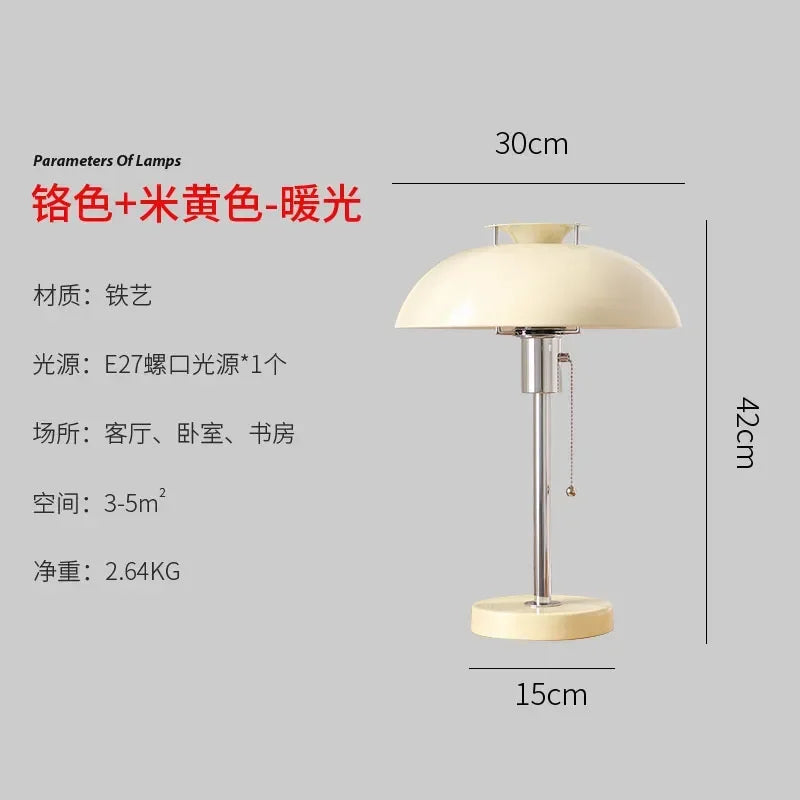 Afralia™ Bauhaus LED Table Lamp Retro Style Vintage Atmosphere Living Room Bedroom
