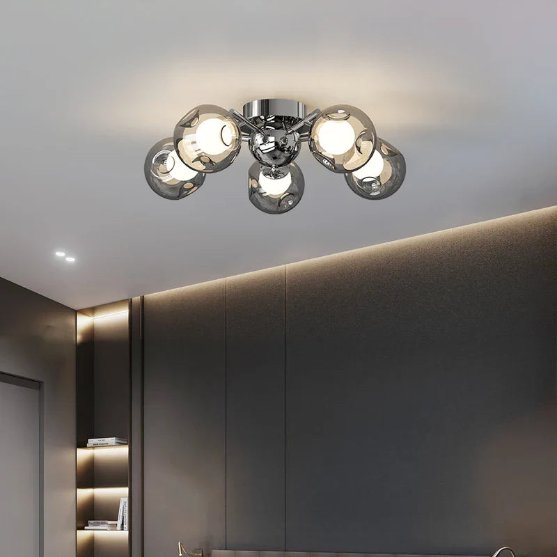 Afralia™ Nordic LED Ceiling Chandelier for Living Room Dining Bedroom Pendant Lights