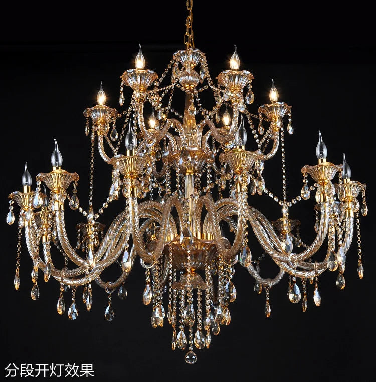 Afralia™ Crystal Chandelier: Luxury Modern Home Lighting Decoration Living Room Indoor Light