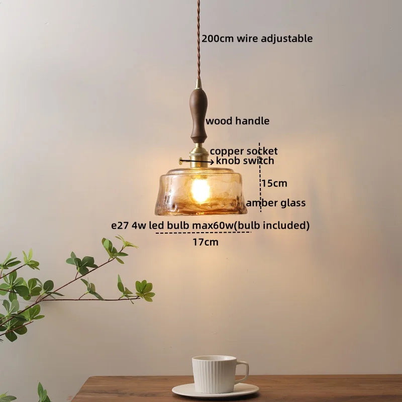 Afralia™ White Glass LED Hanging Light: Copper Nordic Pendant Lamps for Home Decor