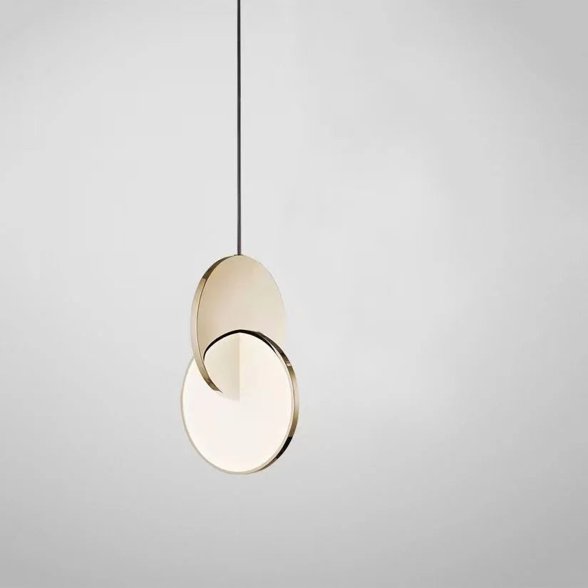 Afralia™ Modern 11W LED Pendent Lamp Acrylic Iron Bedroom Living Room Decor Light