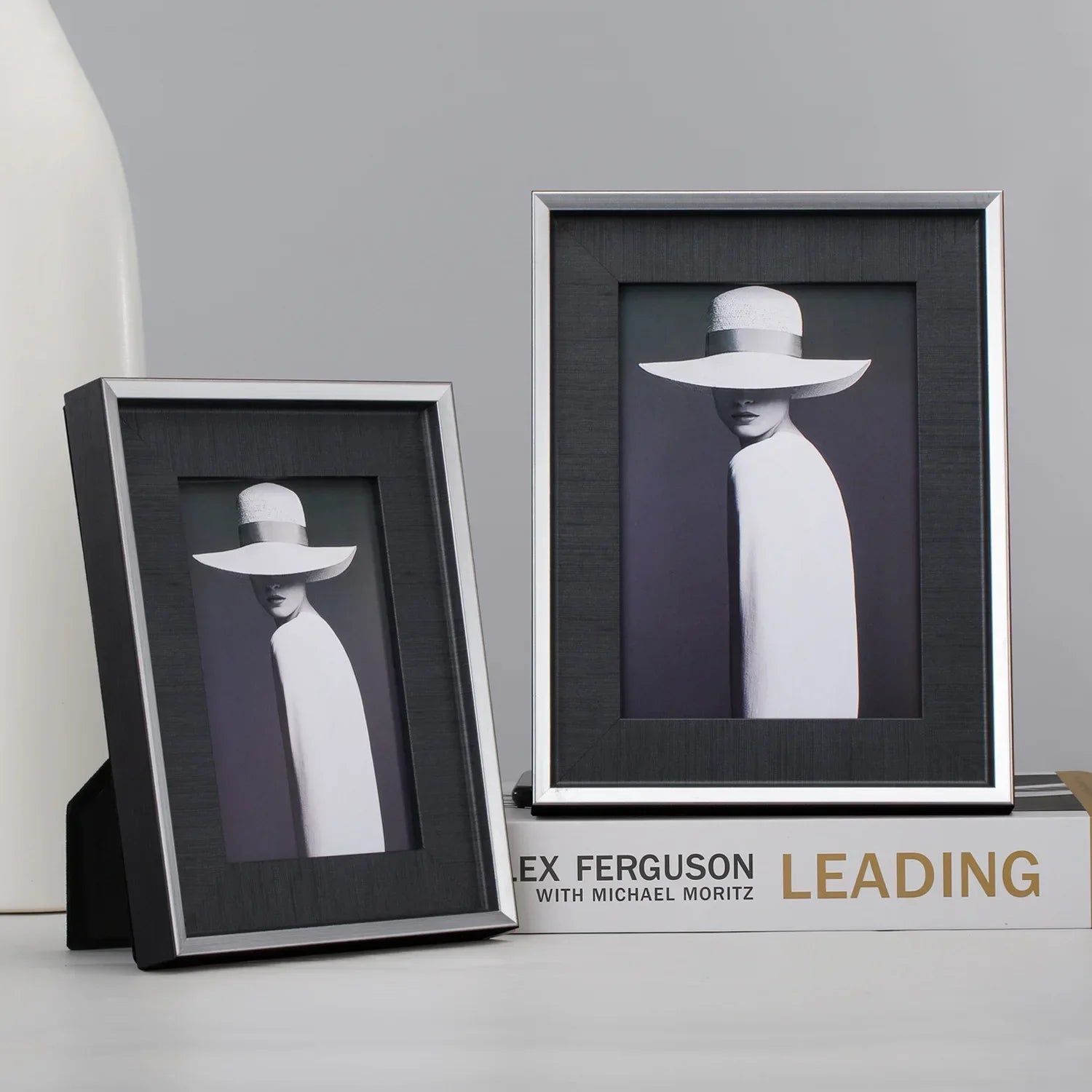 Afralia™ Minimalist Wood Desk Photo Frames for Modern Decor