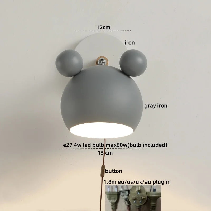 Afralia™ Macaron LED Wall Sconce Art Decoration Stair Light Fixtures