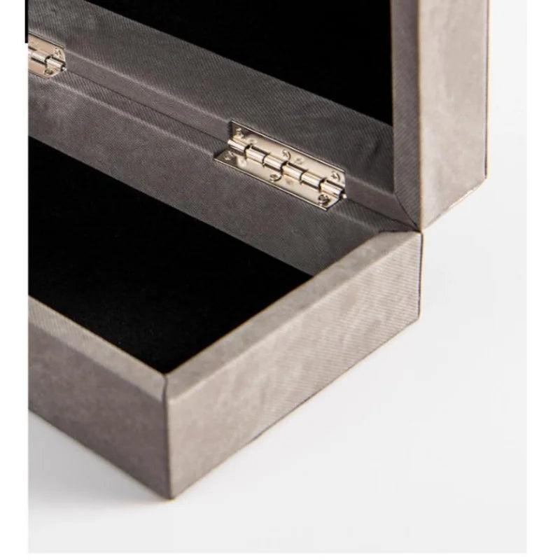 Afralia™ Non-woven Fabric Desktop Storage Box Jewelry Organizer