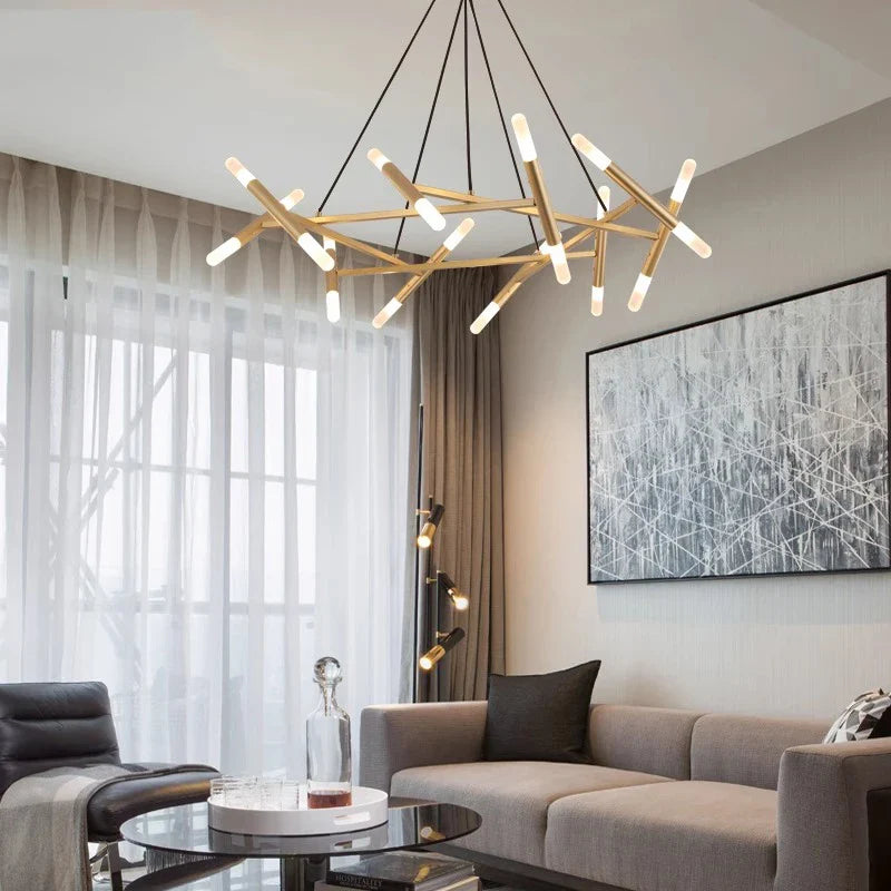 Afralia™ Modern LED Pendant Chandeliers for Living and Dining Room Lighting