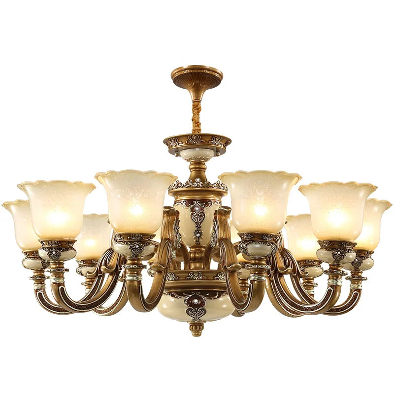 Afralia™ Luxury Resin Chandelier for Living Room, Bedroom, Dining Room, and Hotel