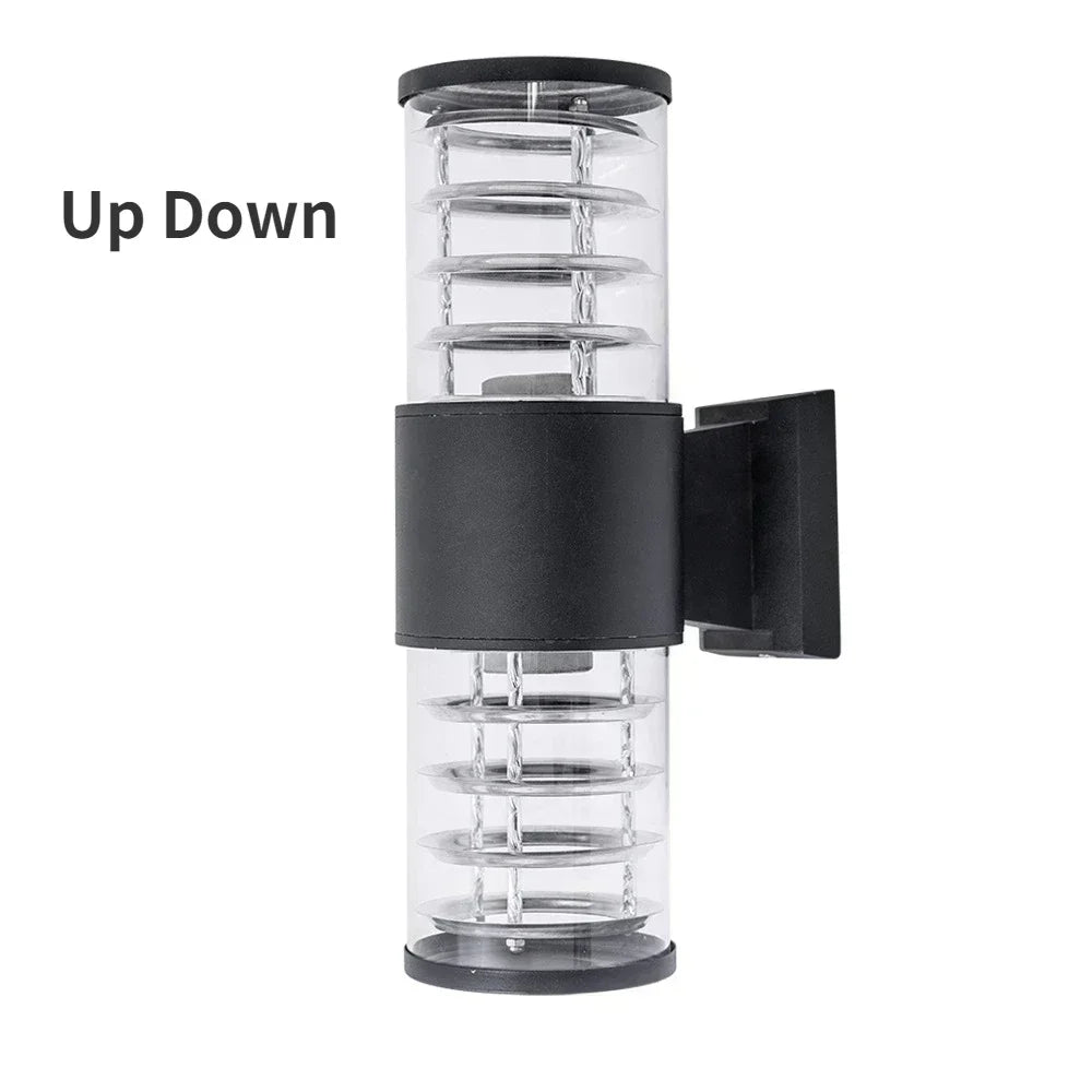 Afralia™ Outdoor E27 Waterproof LED Wall Lights 20w 24w Up Down Lighting