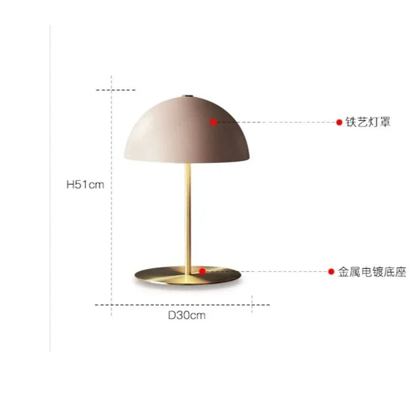 Afralia™ Mushroom Table Lamp - Nordic Art Design for Living Room and Bedroom