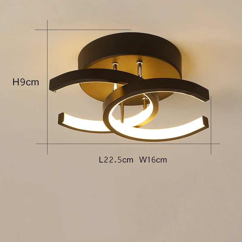Afralia™ LED Aisle Ceiling Lights for Home Lighting in Bedroom Living Room Corridor