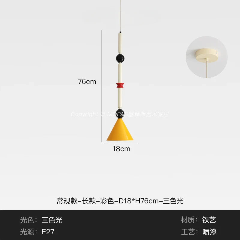 Afralia™ Industrial Vintage Pendant Light E27 Ceiling Chandelier - Modern Nordic Hanging Lamp for Home Decor