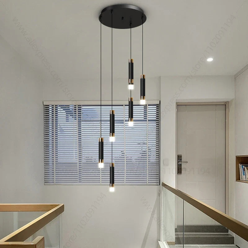 Afralia™ LED Chandelier: Modern Nordic Acrylic Luxury Lighting for Home Decor