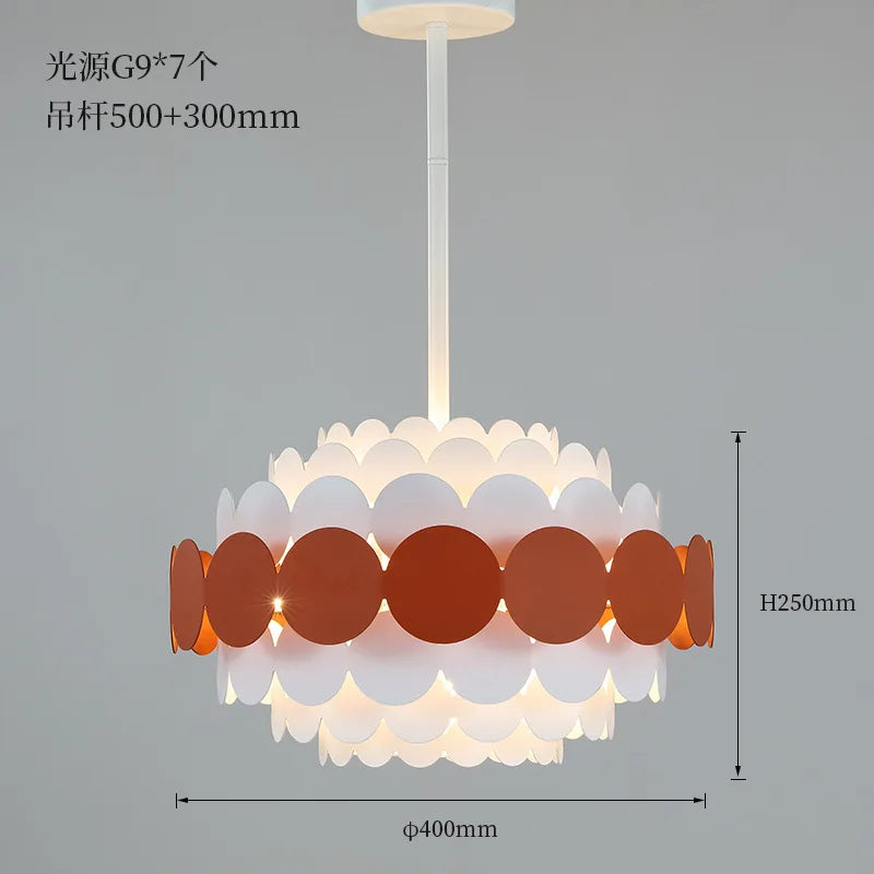 Afralia™ Minimalist Ceiling Chandelier Hanging Lamps for Living Room & Bedroom