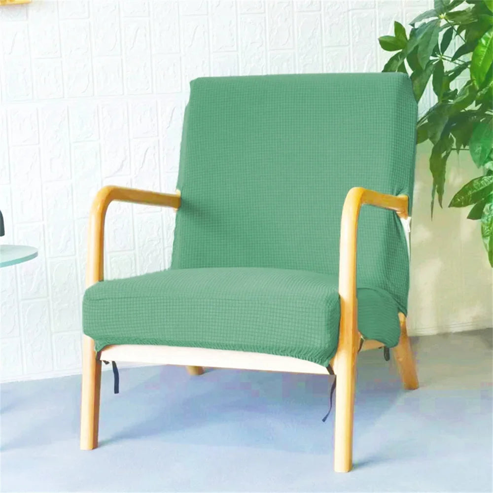 Afralia™ Jacquard Elastic Seat Cover Slipcover for Dining Room and Office Chairs