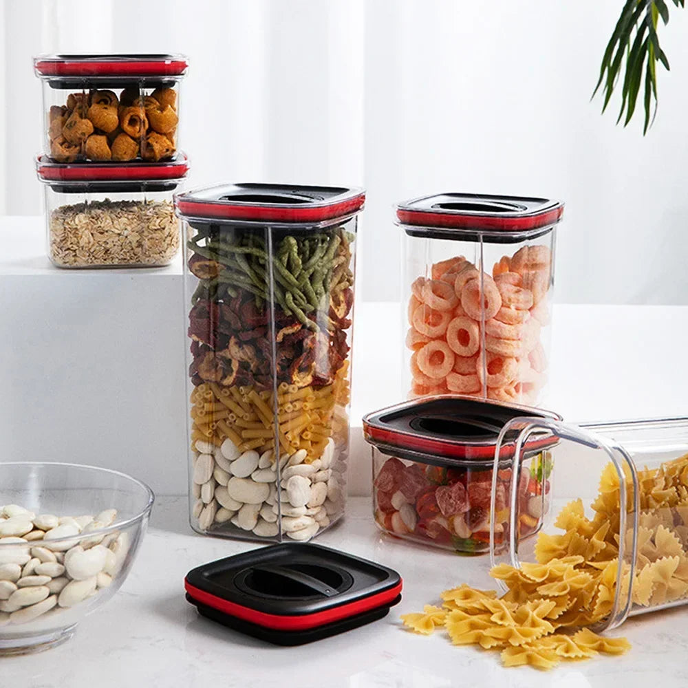Afralia™ Kitchen Storage Containers Set - Organize Cereals, Spices, and More