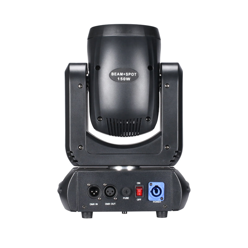 Afralia™ 150W Mini LED Moving Head Beam & Spot Light with 18 Rotating Prisms