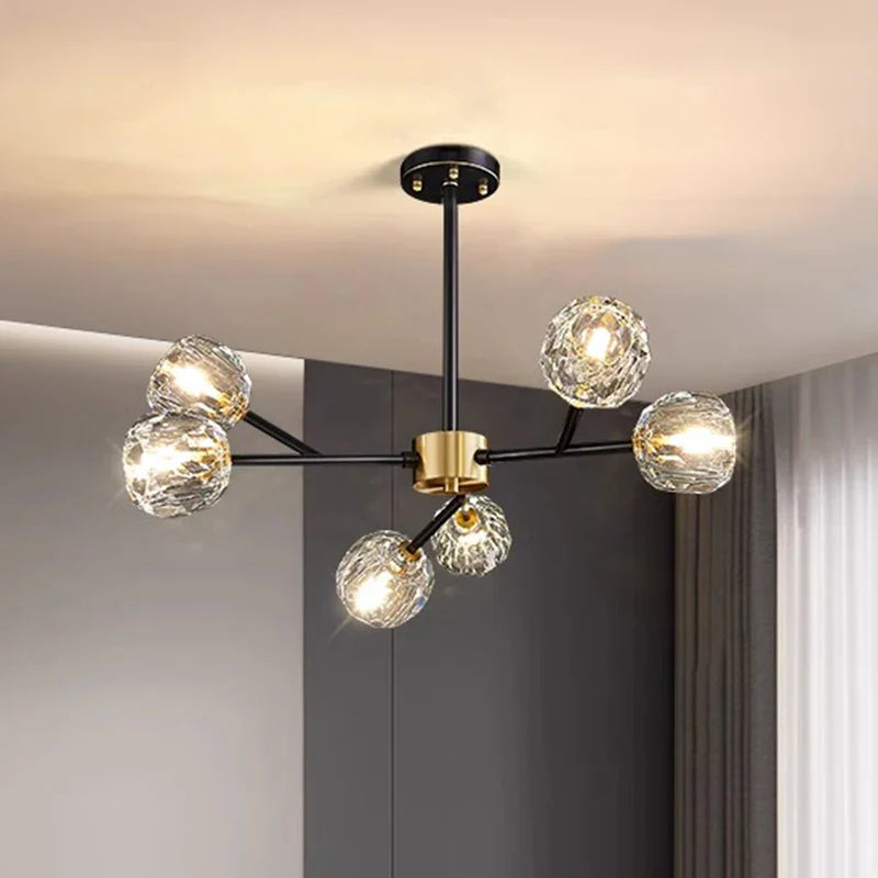Afralia™ Modern Home Decor LED Pendant Light Chandeliers for Living Room Dining Room Lighting