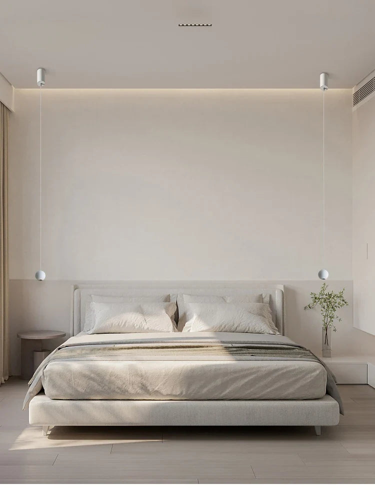 Afralia™ LED Ball Pendant Light: Minimalist Bedroom Chandelier & Table Lamp