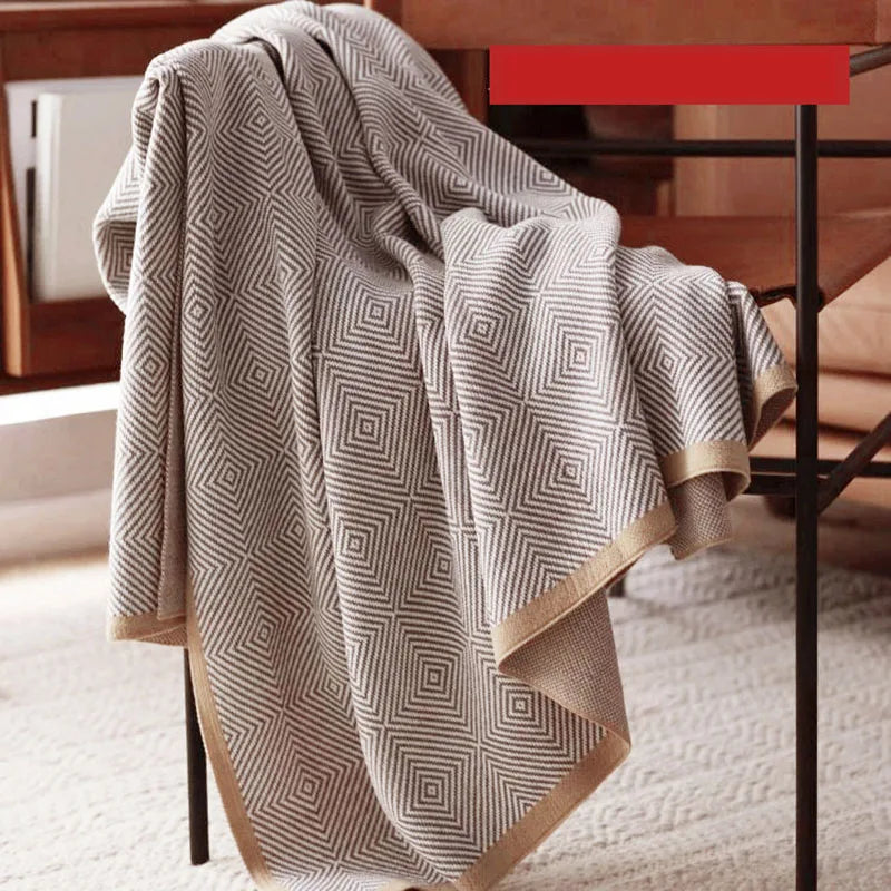 Afralia™ Summer Knit Blanket: Cozy Sofa Cover for Home, Hotel & Office