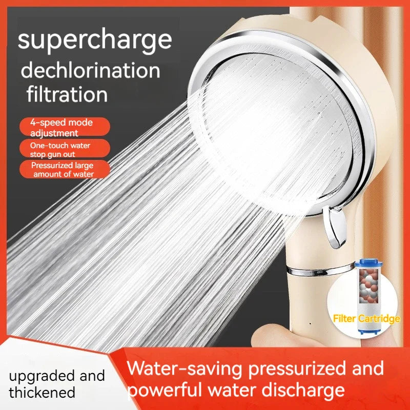 Afralia™ High Pressure Filterable Handheld Shower Head for Water Saving and Negative Ion Rain