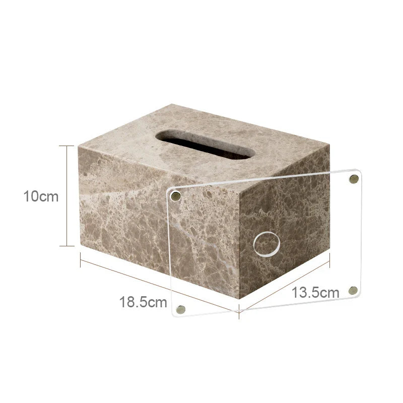 Afralia™ Marble Bathroom Accessories Set Soap Dish Soap Holder Vanity Tray