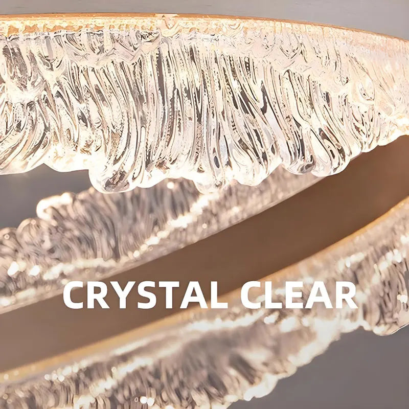 Afralia™ Modern Acrylic Texture Pendant Light for Home Decor